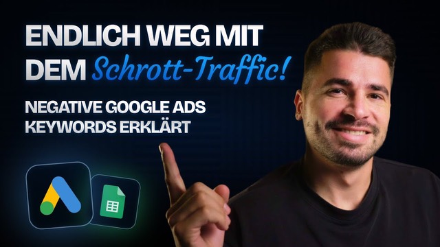 Vorschaubild zum Video: Negative Keywords richtig einsetzen: So stoppst du teure Fehlklicks
